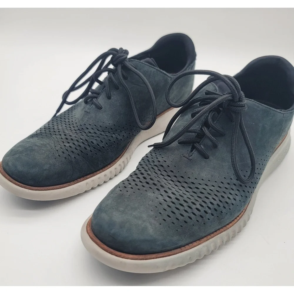 Cole Haan 2.ZERØGRAND Laser‎ Wing Oxford Suede Men's 11M